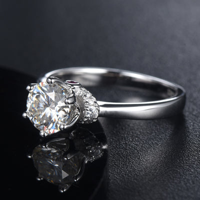 Anillo de Diamante para Boda Estilo Europeo y Americano - Image 8