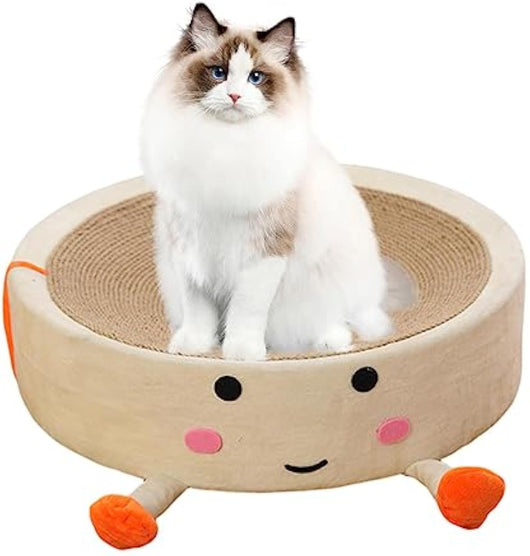 Cama Rascador Circular de Sisal para Gatos - Nido Integrado Resistente - Image 6