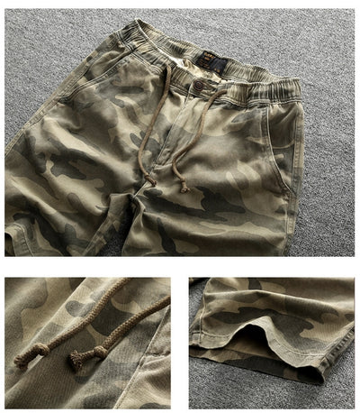 Pantalones Cortos de Trabajo Deportivo en Algodón con Cinco Bolsillos - Image 12