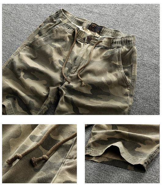 Pantalones Cortos de Trabajo Deportivo en Algodón con Cinco Bolsillos - Image 12