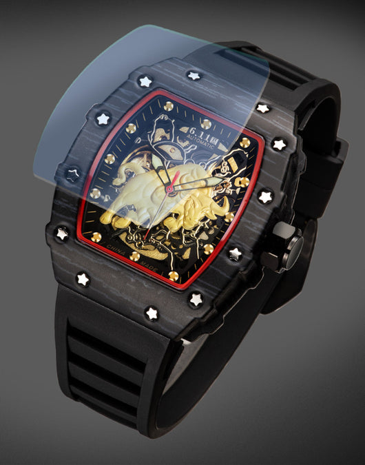 Reloj Automático Mecánico con Fondo Transparente - Image 12