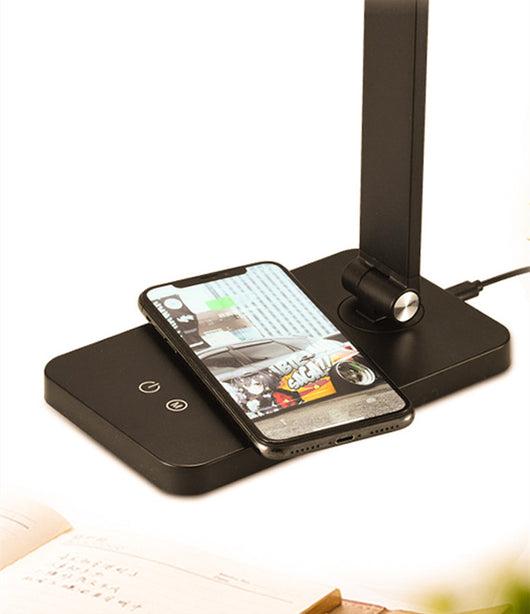 Lámpara de Escritorio LED con Protección Ocular y Carga Inalámbrica Dual - Image 15
