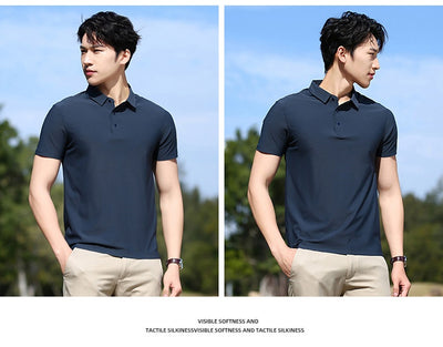 Polo Deportivo Hombre Ice Silk Elástico sin Costuras - Image 23