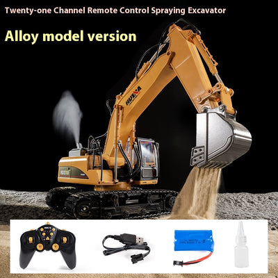 Excavadora de Aleación Teledirigida 2.4G - Vehículo de Ingeniería para Niños - Image 8
