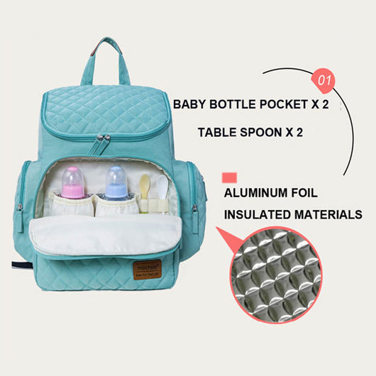 Bolsa Maternal Multifuncional Impermeable con Aislamiento Térmico - Image 9