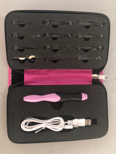 Gancho de Crochet LED Recargable con Agujas Intercambiables - Image 14