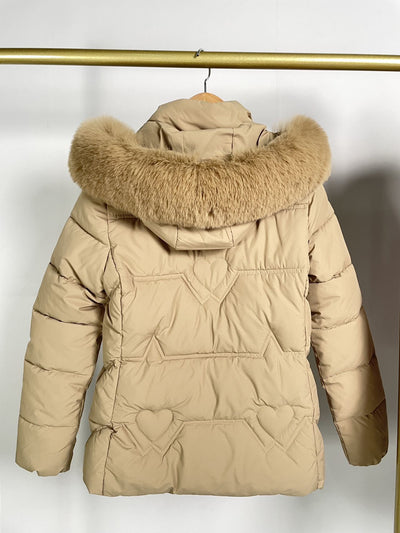 Chaqueta Cálida con Cuello de Pelaje para Mujer - Image 13
