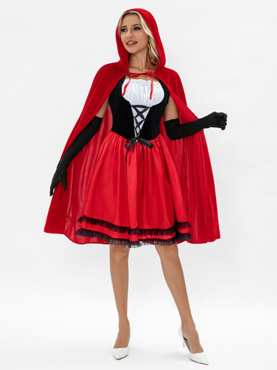 Disfraz Clásico de Caperucita Roja Europeo y Americano - Image 7