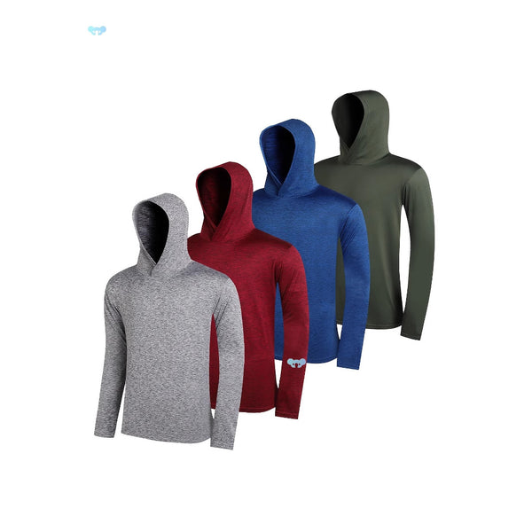 Sudadera Ligera para Hombre de 4 Piezas en Fibra Poliéster Elástica