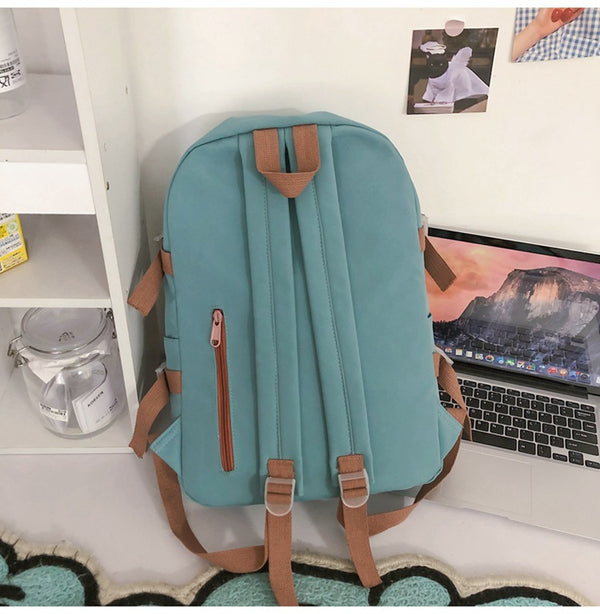 Mochila Transparente de Gran Capacidad para Estudiantes de Secundaria