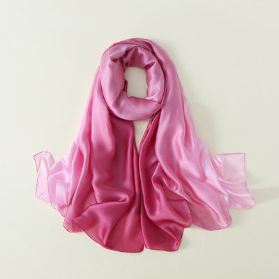 Pañuelo de Seda con Degradado de Colores para Mujer - Image 10