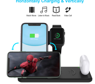 Cargador Inalámbrico Stand para iPhone Compatible - Image 7