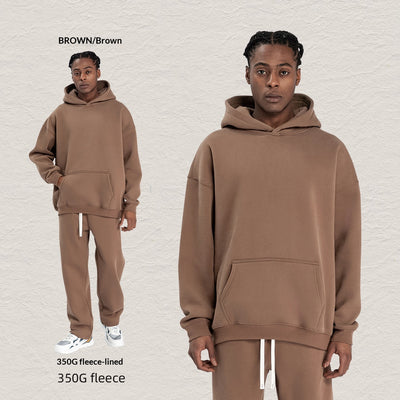 Sudadera con Capucha Forrada en Fleece - Corte Holgado y Cómodo - Image 9