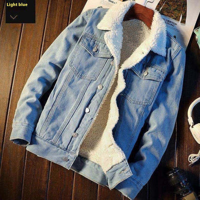 Abrigo Denim Forrado en Fleece para Hombre - Edición Invierno - Image 10