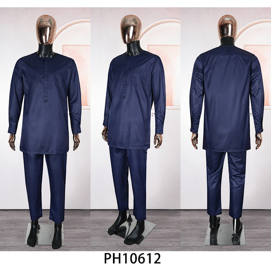 Traje de Tres Piezas Ejecutivo con Bordado para Hombre - Image 50