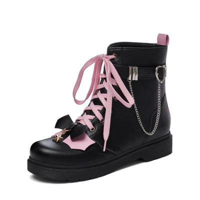 Botas Martin para Mujer con Cadena Metálica y Moño - Image 14