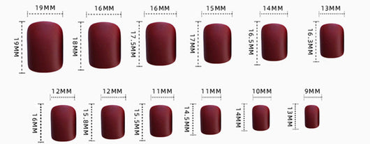 Uñas Postizas Adhesivas Azul Marino con Efecto Degradado - Image 5
