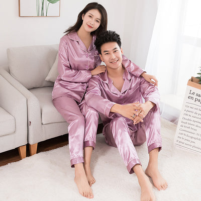 Pijamas Largos para Parejas - Conjunto Cómodo para Casa - Image 10