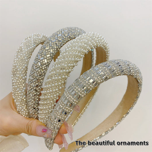 Diadema Perla de Lujo Premium - Alta Definición y Acabado Profesional - Image 25