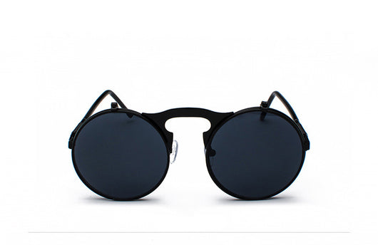 Gafas de Sol Steampunk Retro Abatibles Marco Redondo Metal - Image 25