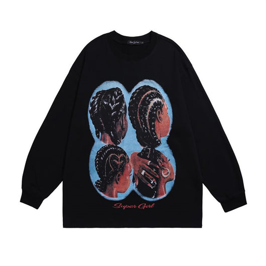 Camiseta Hip Hop con Estampado Gráfico para Hombre