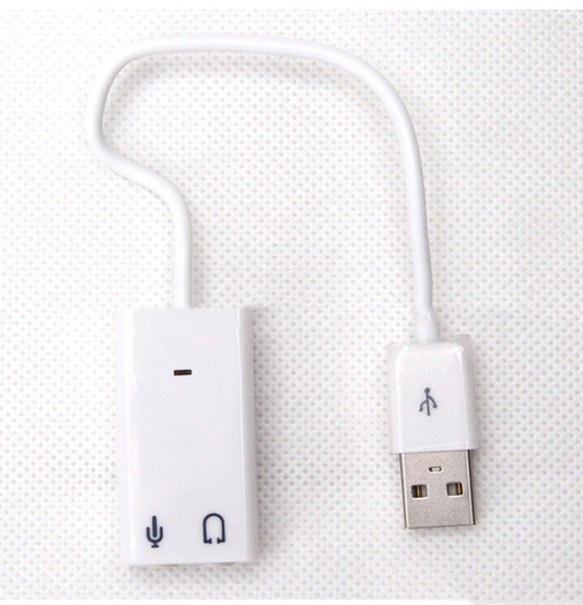 Tarjeta de Sonido USB con Cable Integrado