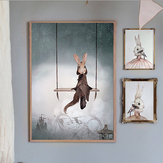 Cuadro Decorativo Nórdico Acuarela para Habitación Infantil - Image 5