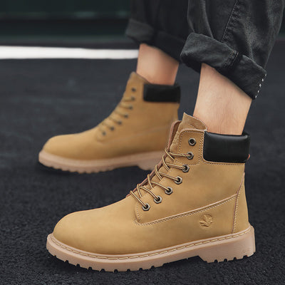 Botas Martin de Cuero Piel Genuina para Otoño e Invierno
