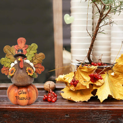 Figuras Decorativas de Pavo Real para Mesa - Adornos Navideños en Resina - Image 3