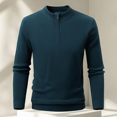 Suéter Pullover Tejido con Cierre Medio para Hombre - Image 14