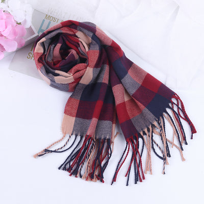 Bufanda Escocesa de Invierno Estilo Británico - Image 19