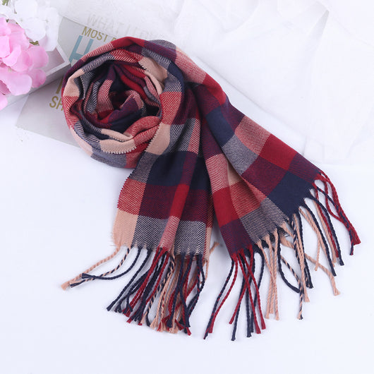 Bufanda Escocesa de Invierno Estilo Británico - Image 19