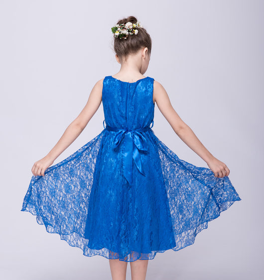 Vestido de Encaje Elegante para Niñas - Estilo Europeo y Americano - Image 13