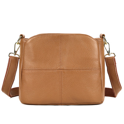 Bolso de Cuero Genuino para Mujer - Cartera Casual Tipo Mensajero - Image 6