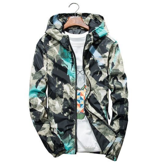 Chaqueta Deportiva Camuflaje para Hombre - Estilo Casual Moderno