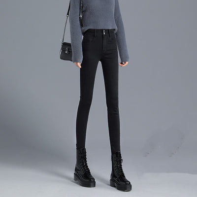 Jeans Ajustados Cintura Alta para Primavera y Otoño
