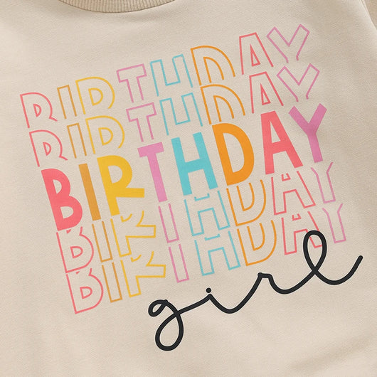 Sudadera Casual para Niña con Letras de Cumpleaños - Image 6
