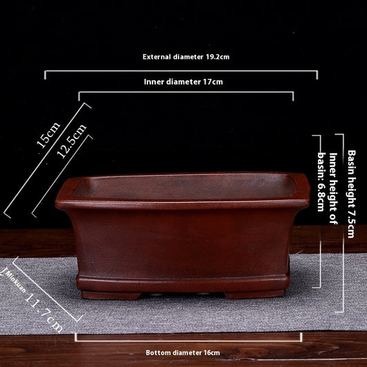 Maceta Decorativa de Arcilla Púrpura Personalizable para Escritorio - Image 11