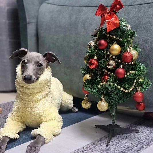 Abrigo Reversible de Cuello Alto para Perros - Colores Sólidos