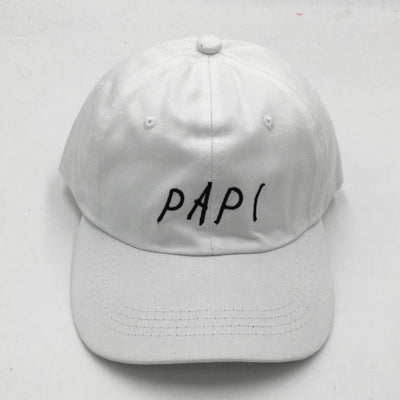 Gorra de Béisbol Papi con Bordado de Alfabeto Rosa, Blanco y Negro - Image 7