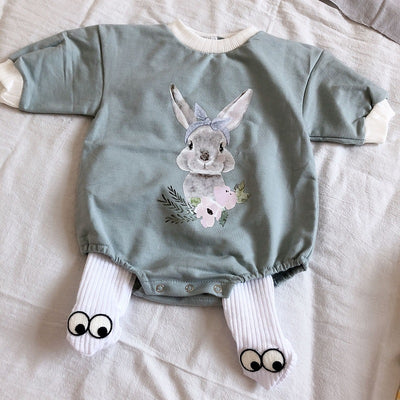 Enterizo Infantil Conejo Adorable con Leggings - Image 16