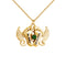 Personalized Engraving Titanium Copper Clavicle Chain Dorado