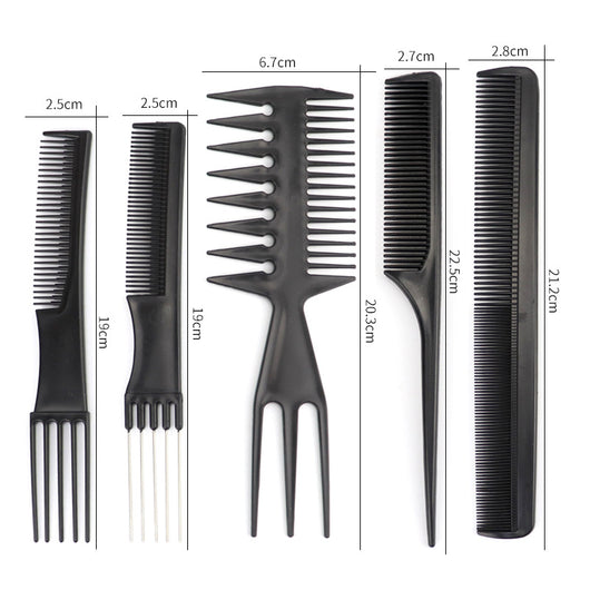 Set de 10 Peines Profesionales para Barbería y Salón de Belleza - Image 3