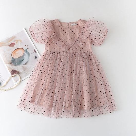 Vestido Infantil Princesa Verano con Bordado y Malla Delicada - Image 29