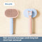 Pet Comb Opp Bag Pink Blue