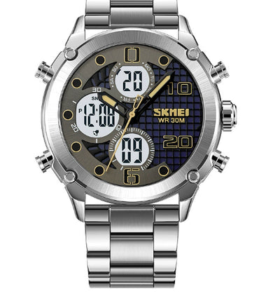 Reloj Deportivo Hombre Doble Movimiento Electrónico Multifuncional - Image 4