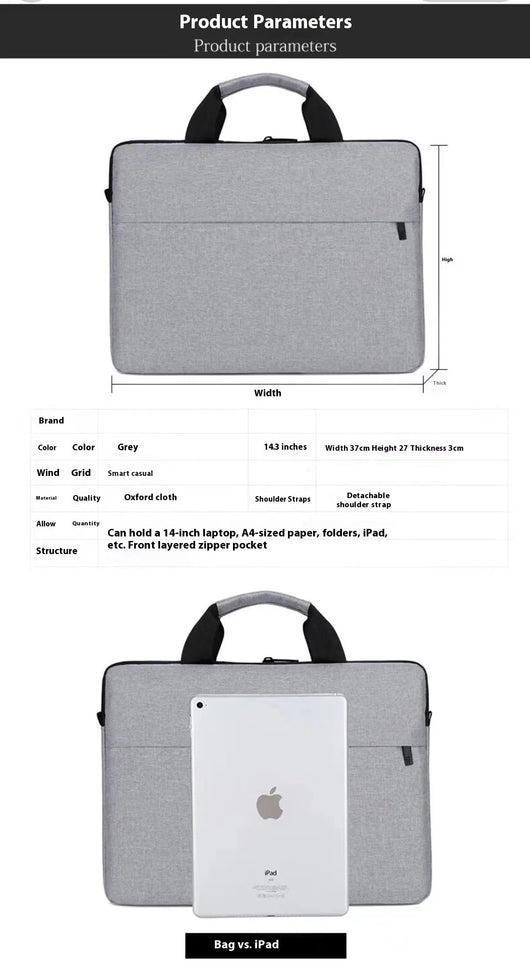 Maletín Profesional para Laptop Ligero con Forro Interior - Image 7