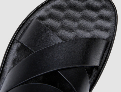 Sandalias Outdoor de Cuero Doble Capa Resistentes al Desgaste - Image 7