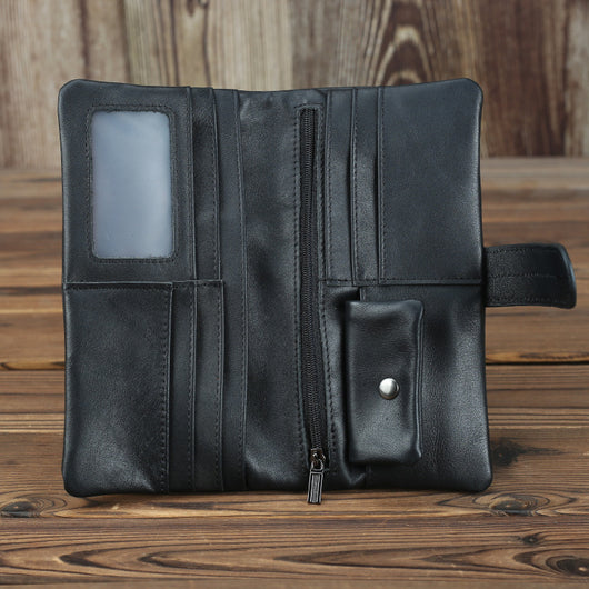 Cartera de Cuero Genuino para Mujer con Múltiples Compartimentos - Image 14