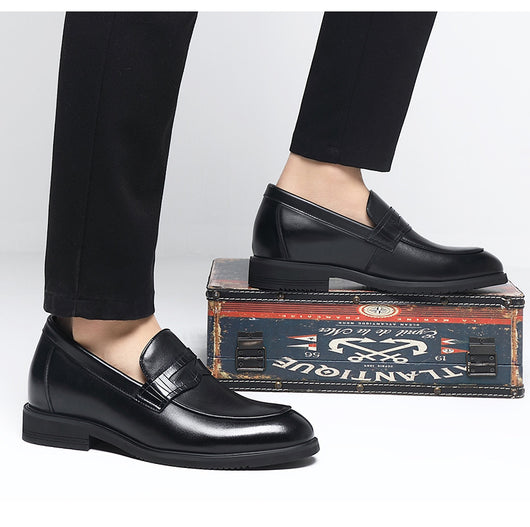 Zapatos de Cuero Premium con Alzada Invisible para Hombre - Elegancia y Confianza - Image 17